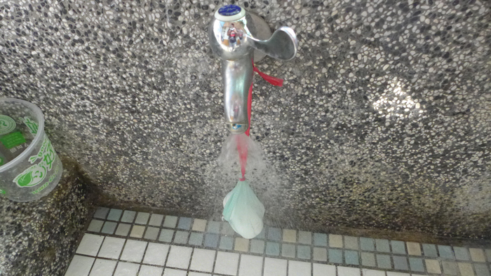 本校校園各洗手台均有裝設省水器材(約21)，並隨時倡導節約用水觀念