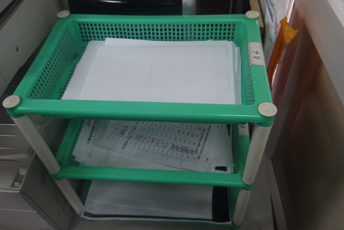 推動辦公室環保，影印或電腦列印過的紙張可做二次利用